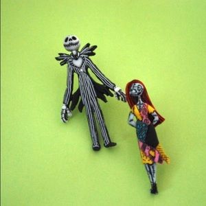 Nightmare Before Christmas Earrings - Jack & Sally